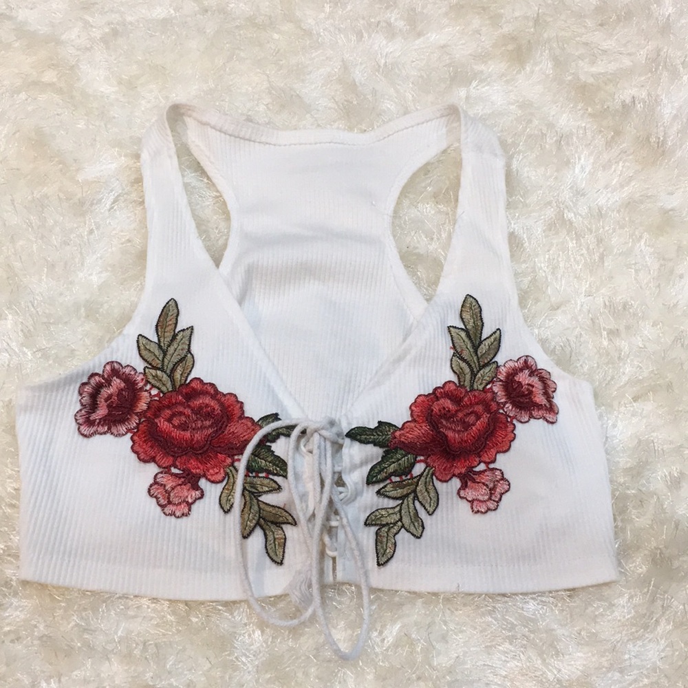 Flower camisole/bralette